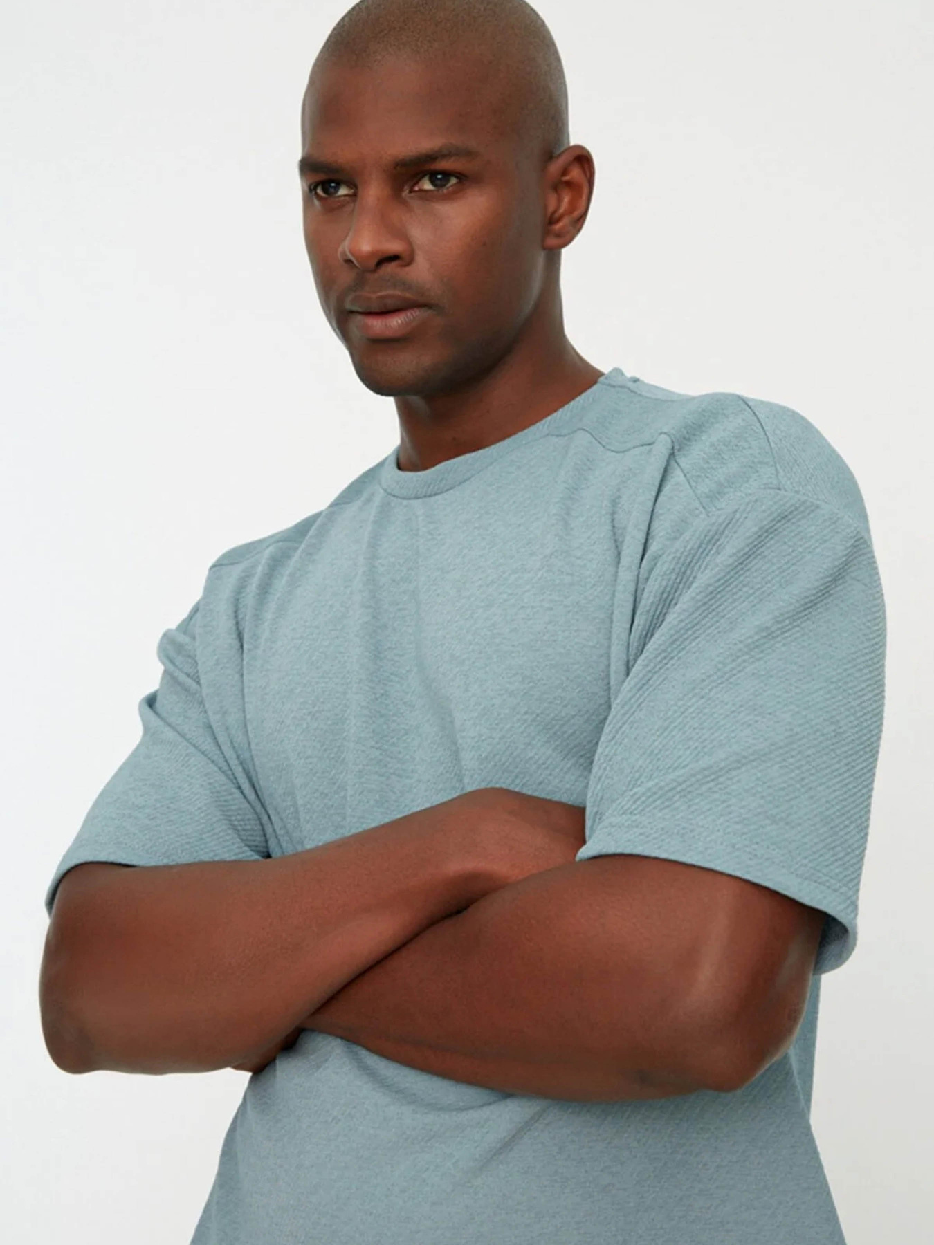 Футболка Trendyol модель TMNSS22TS0205/Indigo Фото