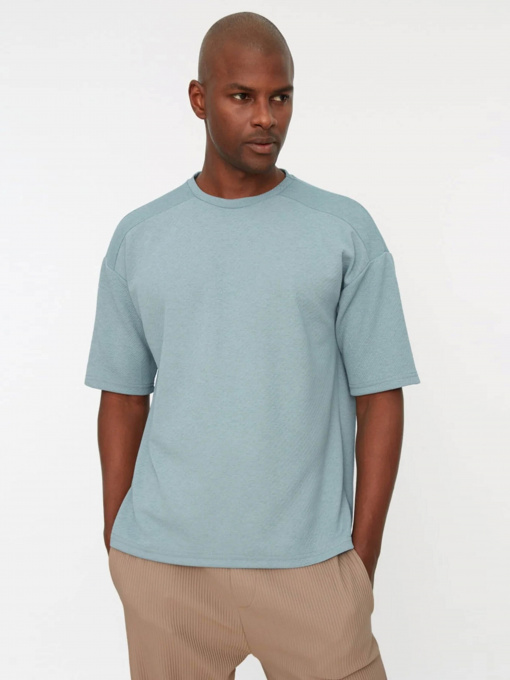 Футболка Trendyol модель TMNSS22TS0205/Indigo Фото