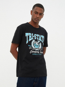 Футболка Trendyol модель TMNSS22TS1595/Siyah Фото