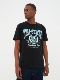 Футболка Trendyol модель TMNSS22TS1595/Siyah Фото