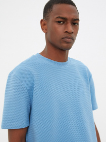 Футболка Trendyol модель TMNSS22TS2258/Mavi Фото