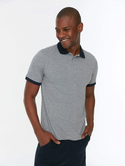 Поло Trendyol модель TMNSS20PO0141/Gri Фото