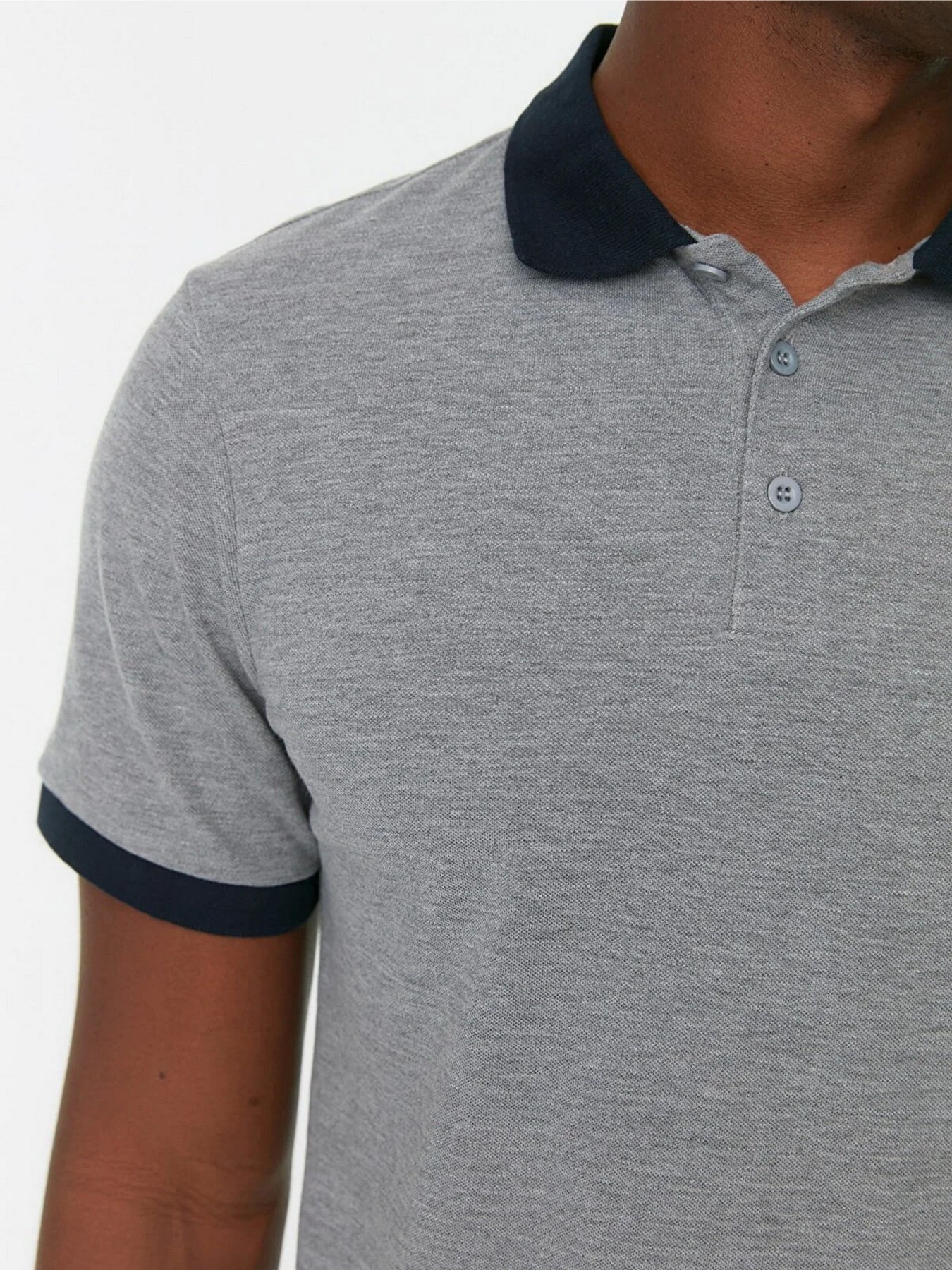 Поло Trendyol модель TMNSS20PO0141/Gri Фото