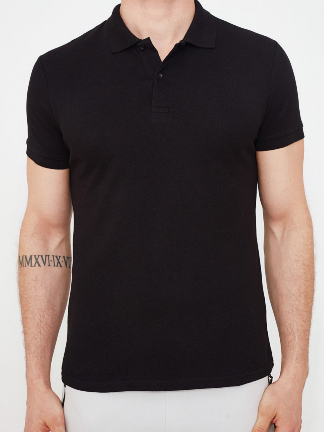 Поло Trendyol модель TMNSS21PO0008/Siyah Фото