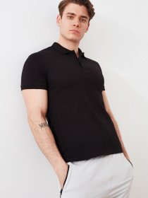 Поло Trendyol модель TMNSS21PO0008/Siyah Фото