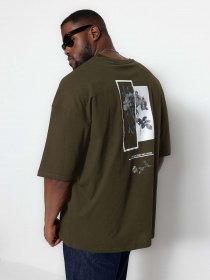 Футболка Trendyol модель TMNSS23TS00136/Haki Фото