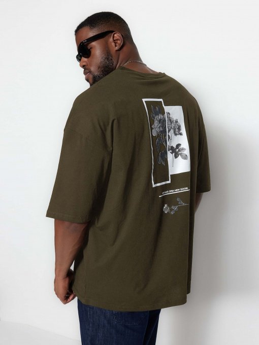 Футболка Trendyol модель TMNSS23TS00136/Haki Фото