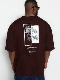 Футболка Trendyol модель TMNSS23TS00136/Kahverengi Фото