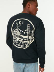 Світшот Trendyol модель TMNAW22SW0796/Lacivert Фото