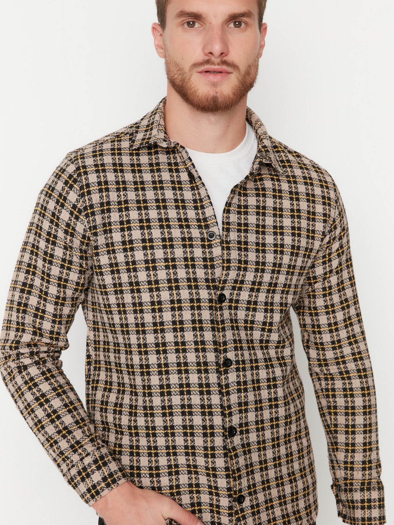 Сорочка Trendyol модель TMNAW23GO00071/Camel Фото