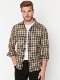 Сорочка повсякденна Trendyol модель TMNAW23GO00071/Camel Фото