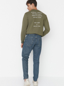 Прямі джинси Trendyol модель TMNAW23JE00043/Lacivert Фото