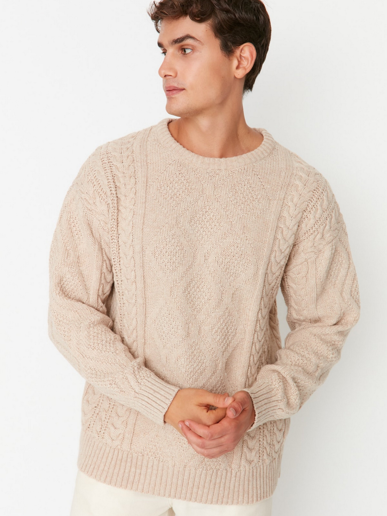 Джемпер Trendyol модель TMNAW23KZ00280/Tas Фото