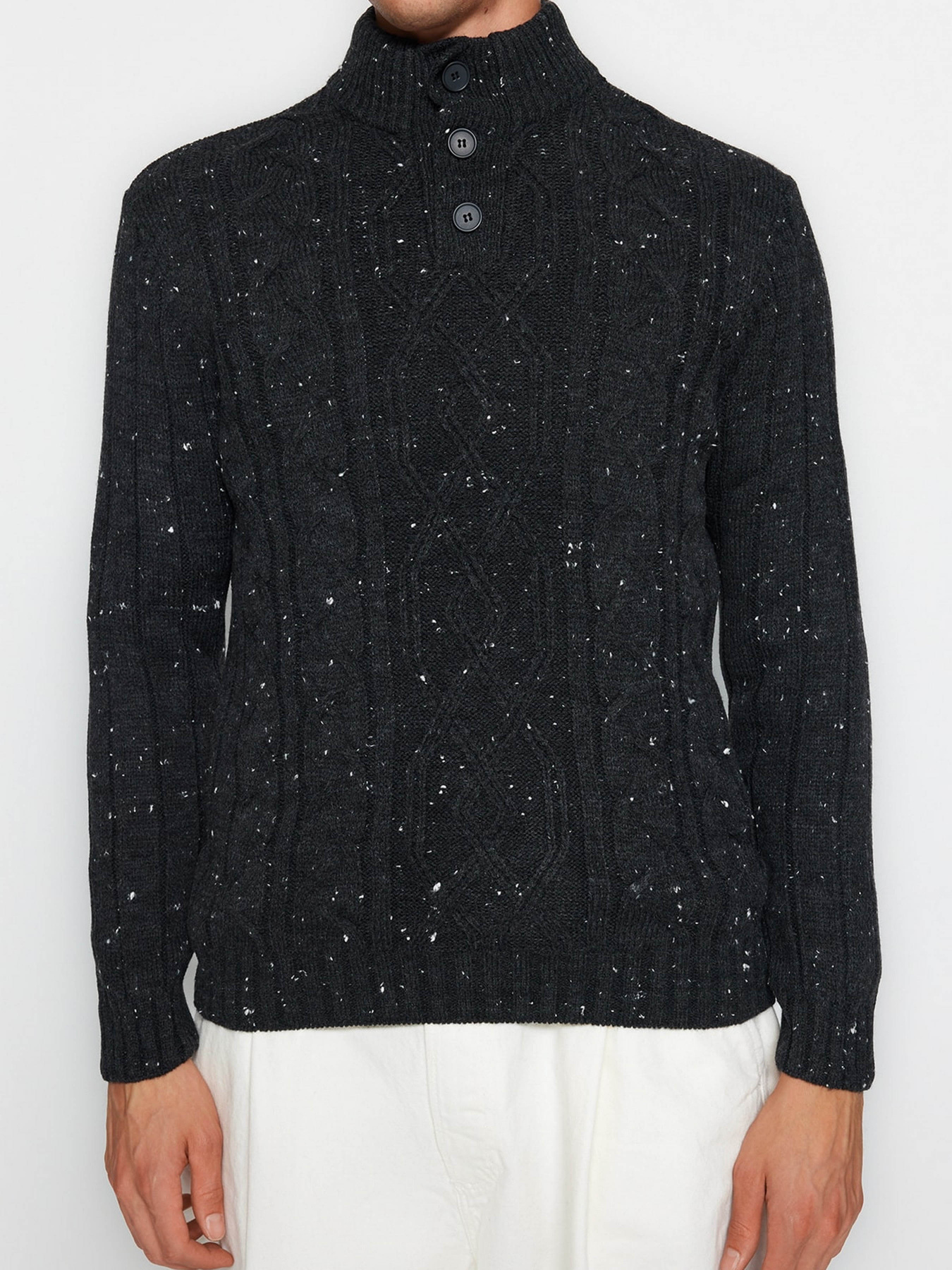 Светр Trendyol модель TMNAW24KZ00005/Antrasit Фото