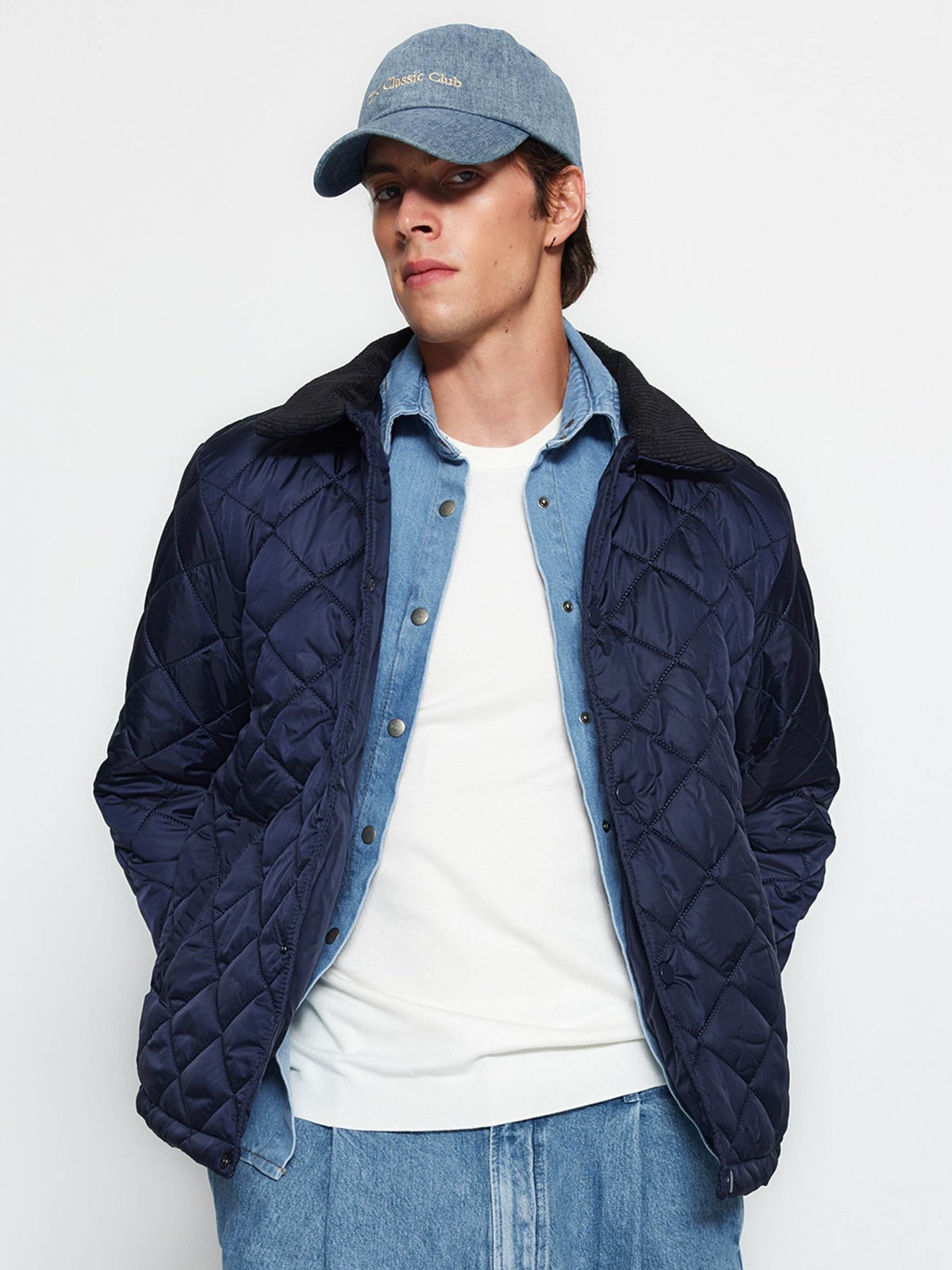 Демисезонная куртка Trendyol модель TMNAW24MO00022/Lacivert Фото