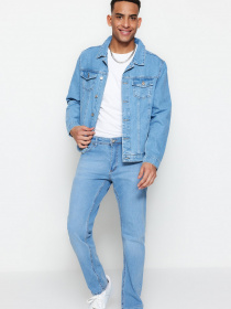 Джинсовая куртка Trendyol модель TMNSS20CE0088/Mavi Фото