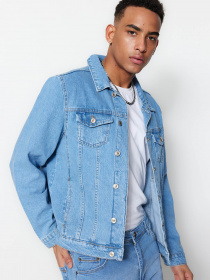 Джинсовая куртка Trendyol модель TMNSS20CE0088/Mavi Фото