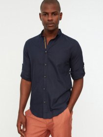 Рубашка Trendyol модель TMNSS20GO0189/Lacivert Фото