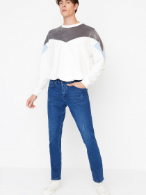 Прямые джинсы Trendyol модель TMNSS21JE0067/Lacivert Фото