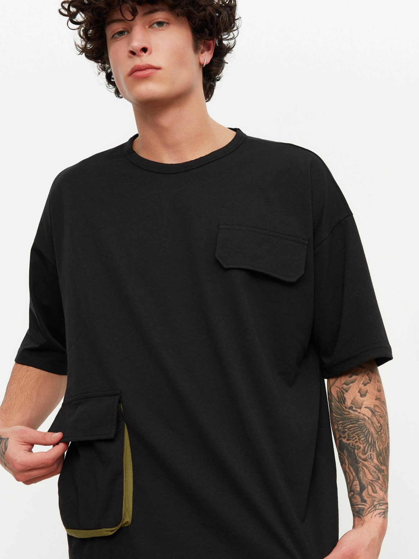 Футболка Trendyol модель TMNSS21TS0442/Siyah Фото