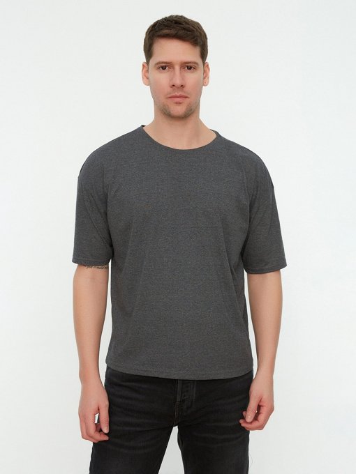 Футболка Trendyol модель TMNSS21TS0811/Antrasit Фото