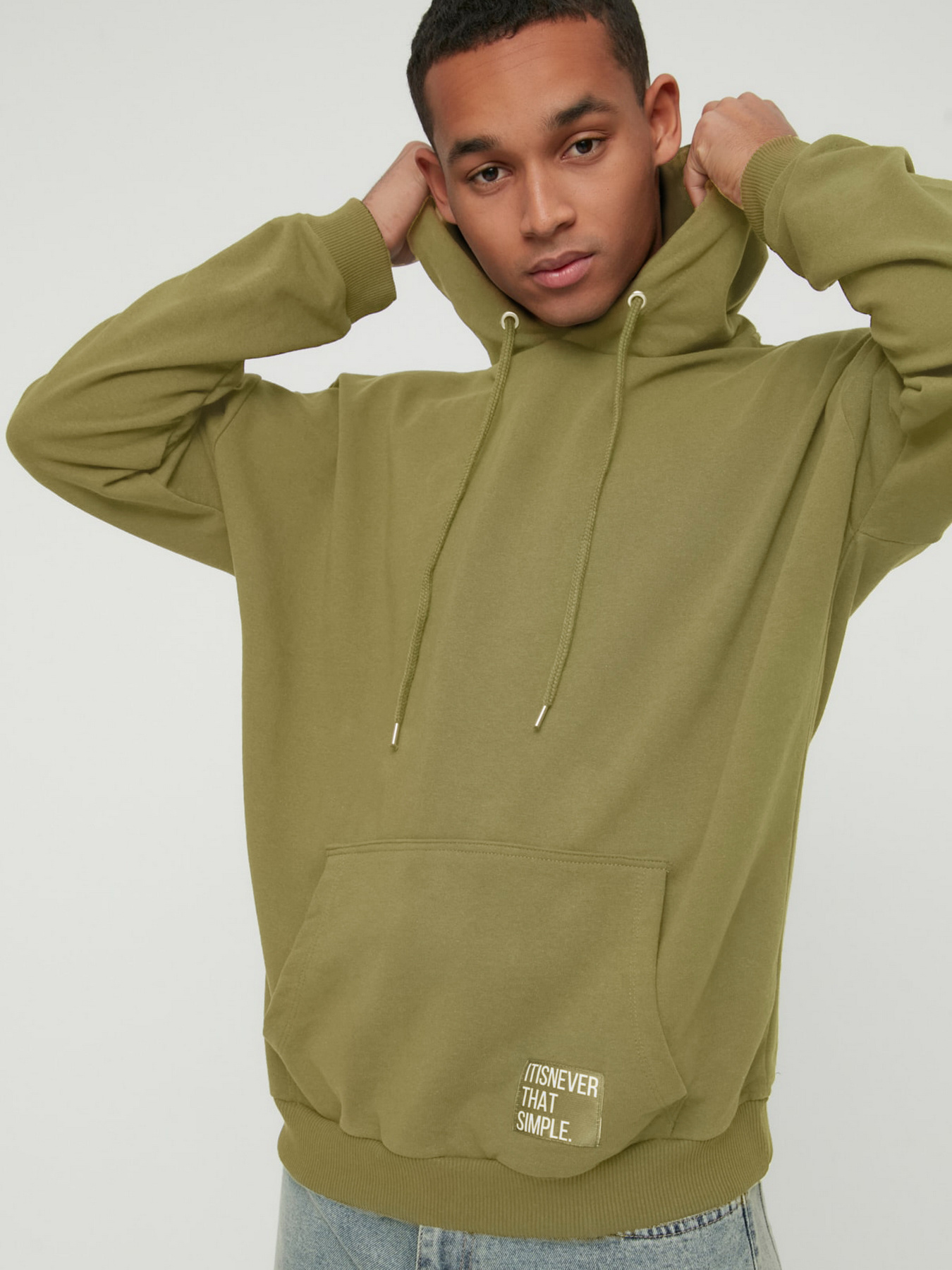 Худи Trendyol модель TMNAW21SW2005/Haki Фото
