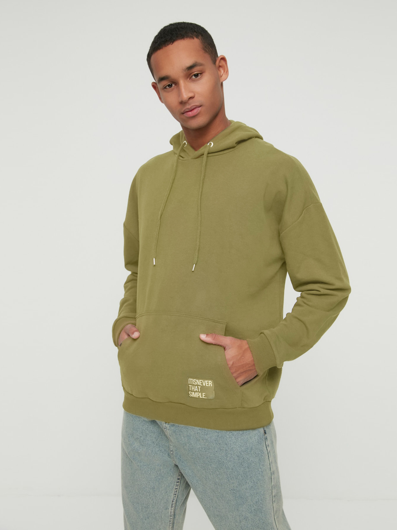 Худи Trendyol модель TMNAW21SW2005/Haki Фото