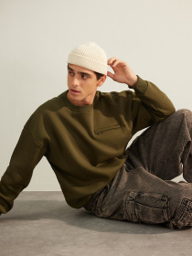 Свитшот Trendyol модель TMNAW24SW00007/Haki*004 Фото