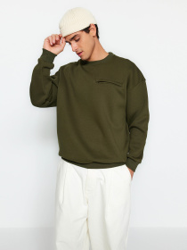 Свитшот Trendyol модель TMNAW24SW00007/Haki*004 Фото