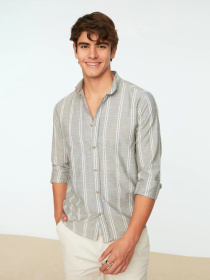 Рубашка Trendyol модель TMNSS20GO0092/Haki Фото