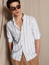 Рубашка повседневная Trendyol модель TMNSS20GO0092/Yesil Рубашка повседневная Trendyol модель TMNSS20GO0092/Yesil Фото