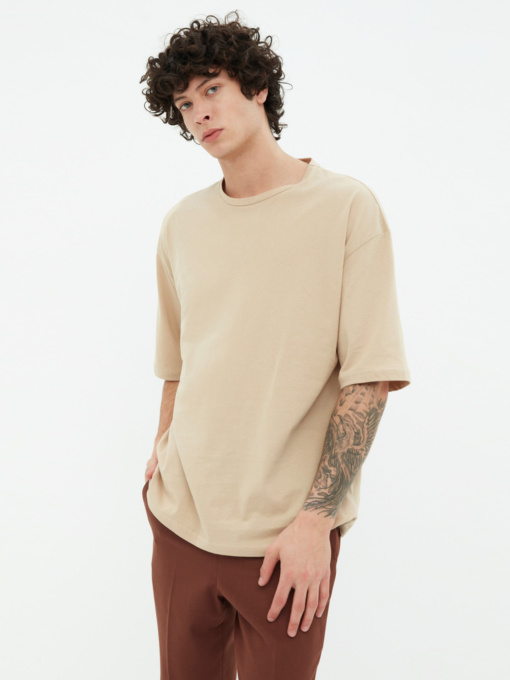 Футболка Trendyol Модель TMNSS21TS2037/Bej Фото