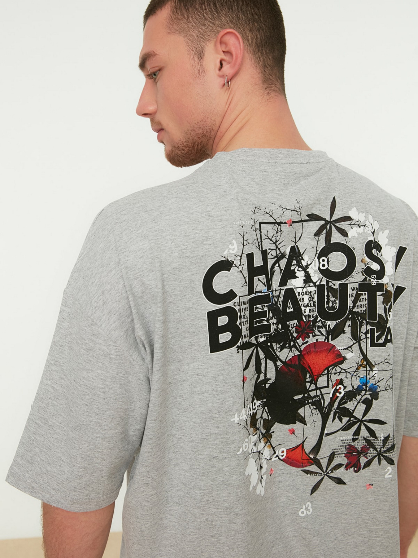 Футболка Trendyol модель TMNSS21TS2037/Gri Фото