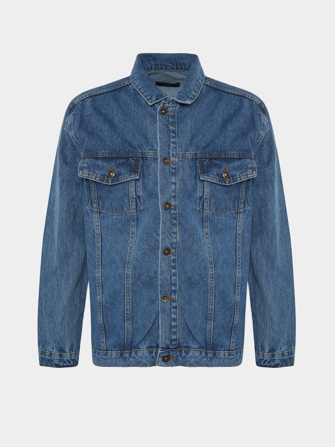 Джинсова куртка Trendyol модель TMNSS22CE0161/Mavi Фото