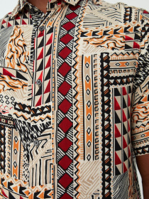 Сорочка повсякденна Trendyol модель TMNSS22GO0289/Cok Renkli Сорочка повсякденна Trendyol модель TMNSS22GO0289/Cok Renkli Фото