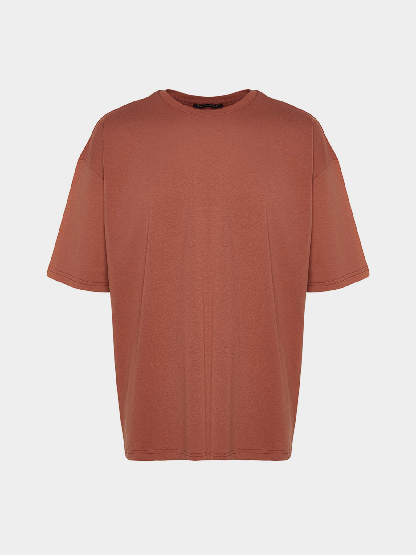 Футболка Trendyol модель TMNSS22TS0317/Kahverengi Фото