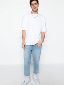 Футболка Trendyol Модель TMNSS22TS0318/Beyaz Фото