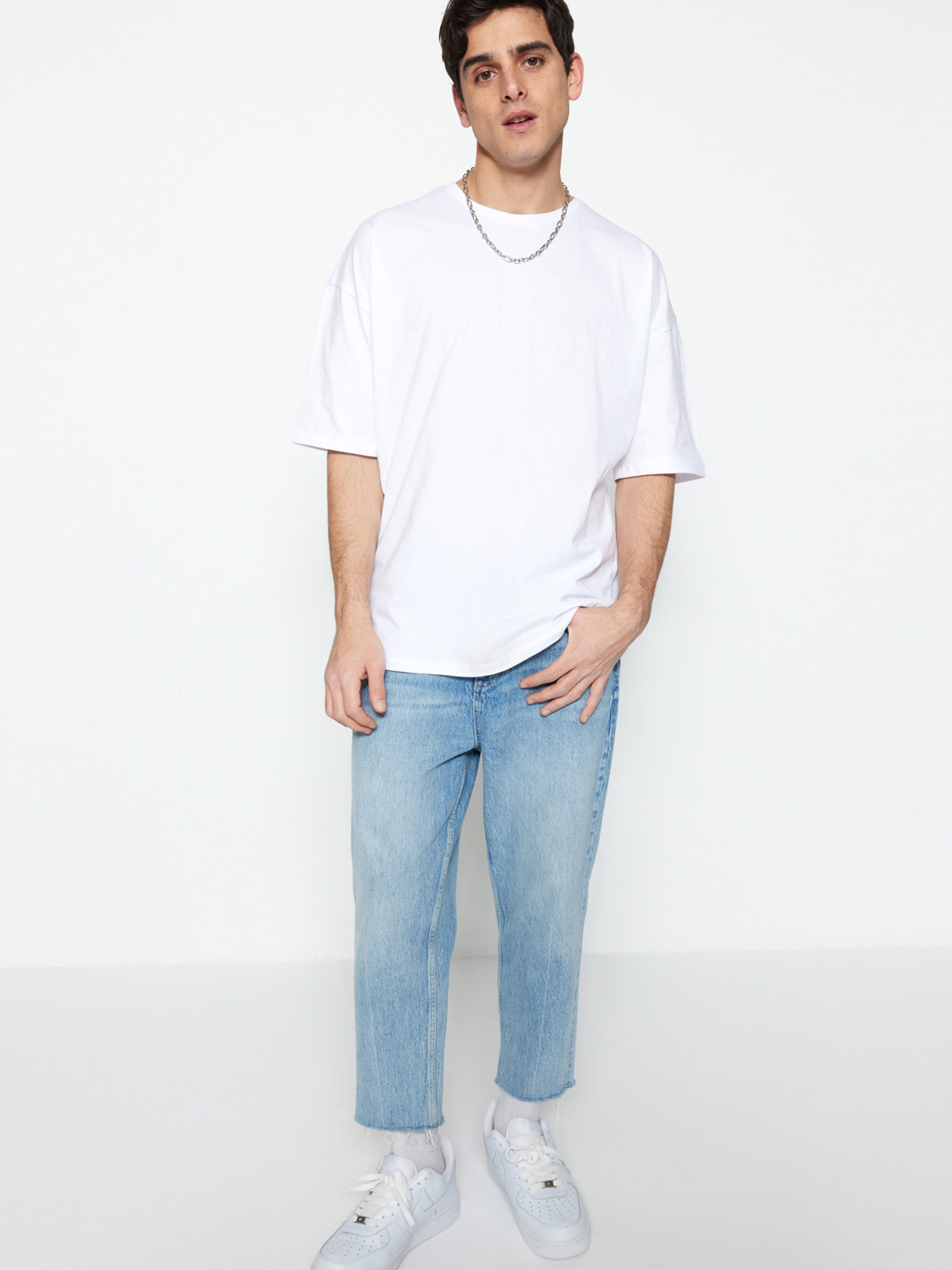 Футболка Trendyol модель TMNSS22TS0318/Beyaz Фото