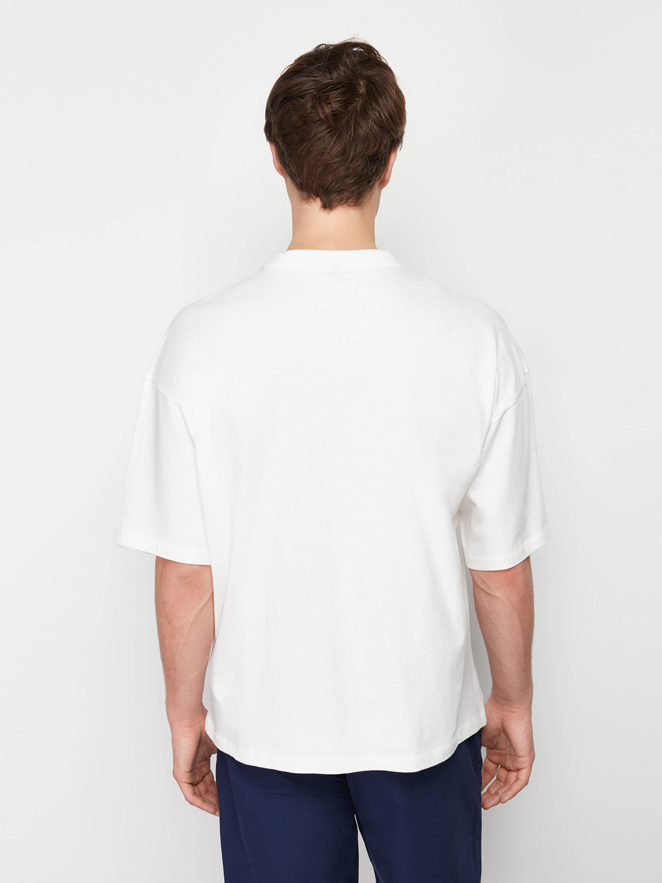 Футболка Trendyol модель TMNSS22TS0318/Ekru*001 Фото