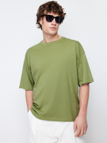 Футболка Trendyol Модель TMNSS22TS0318/Haki Фото