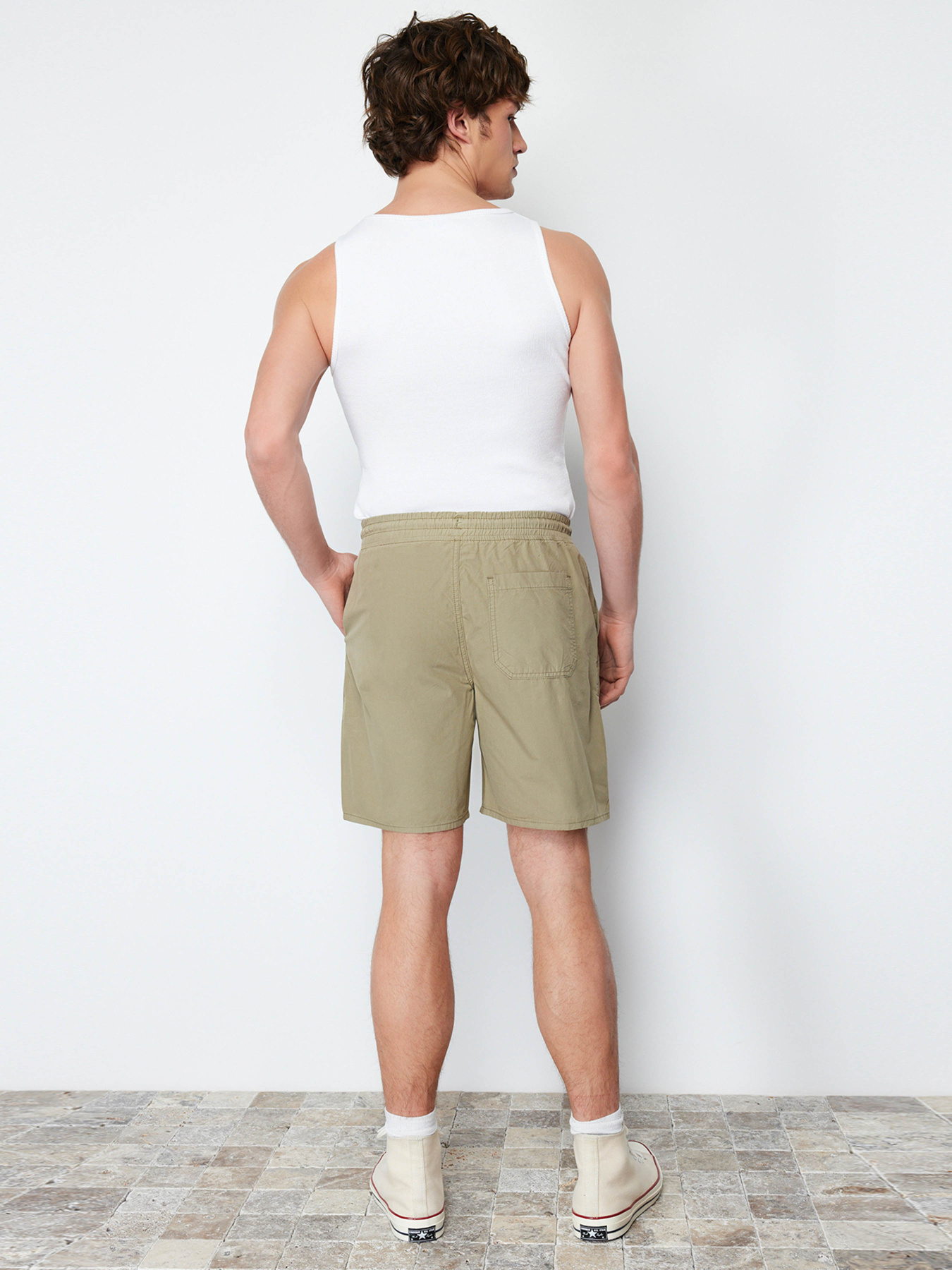 Шорты Trendyol модель TMNSS24SR00006/Acik Haki Фото