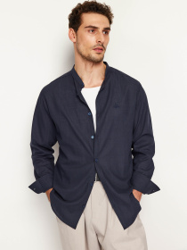 Рубашка Trendyol модель TMNSS24GO00009/Lacivert Фото