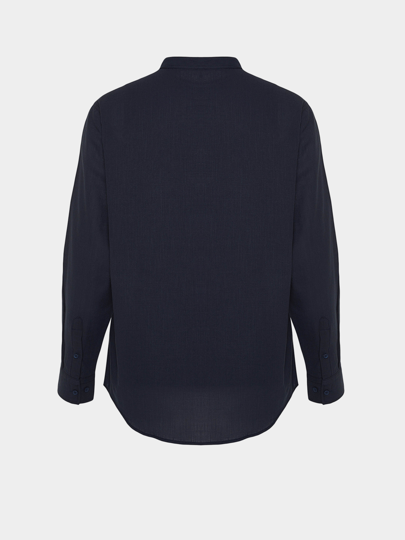 Сорочка повсякденна Trendyol модель TMNSS24GO00009/Lacivert Сорочка повсякденна Trendyol модель TMNSS24GO00009/Lacivert Фото