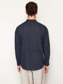 Сорочка повсякденна Trendyol модель TMNSS24GO00009/Lacivert Сорочка повсякденна Trendyol модель TMNSS24GO00009/Lacivert Фото