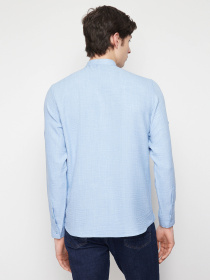 Сорочка повсякденна Trendyol модель TMNSS24GO00031/Mavi Сорочка повсякденна Trendyol модель TMNSS24GO00031/Mavi Фото