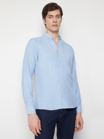 Рубашка повседневная Trendyol модель TMNSS24GO00031/Mavi Фото