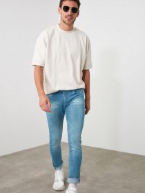 Скинни джинсы Trendyol Skinny модель TMNSS20JE0258/Mavi Фото