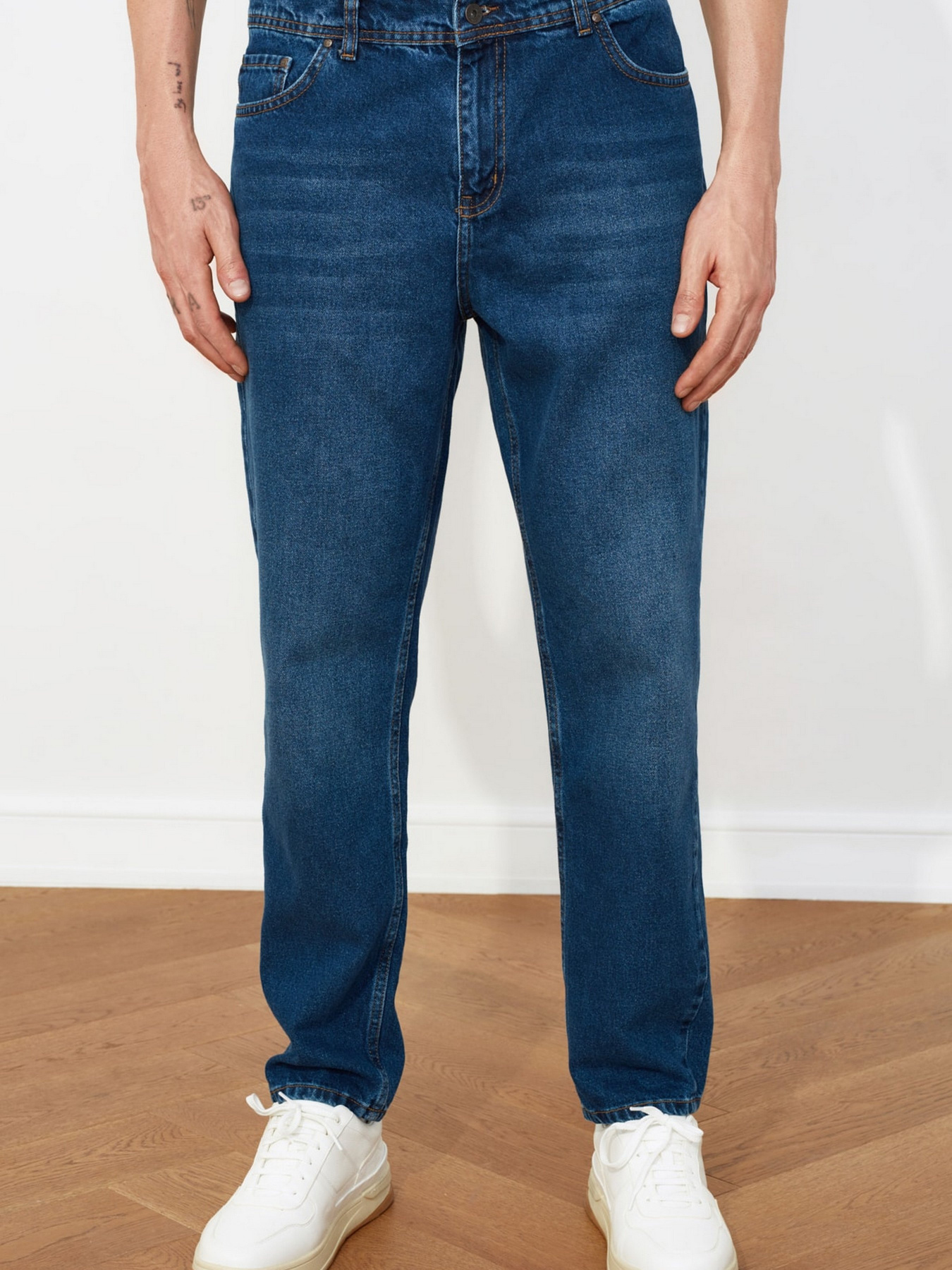 Джинси Trendyol Relax модель TMNSS20JE0519/Lacivert Фото