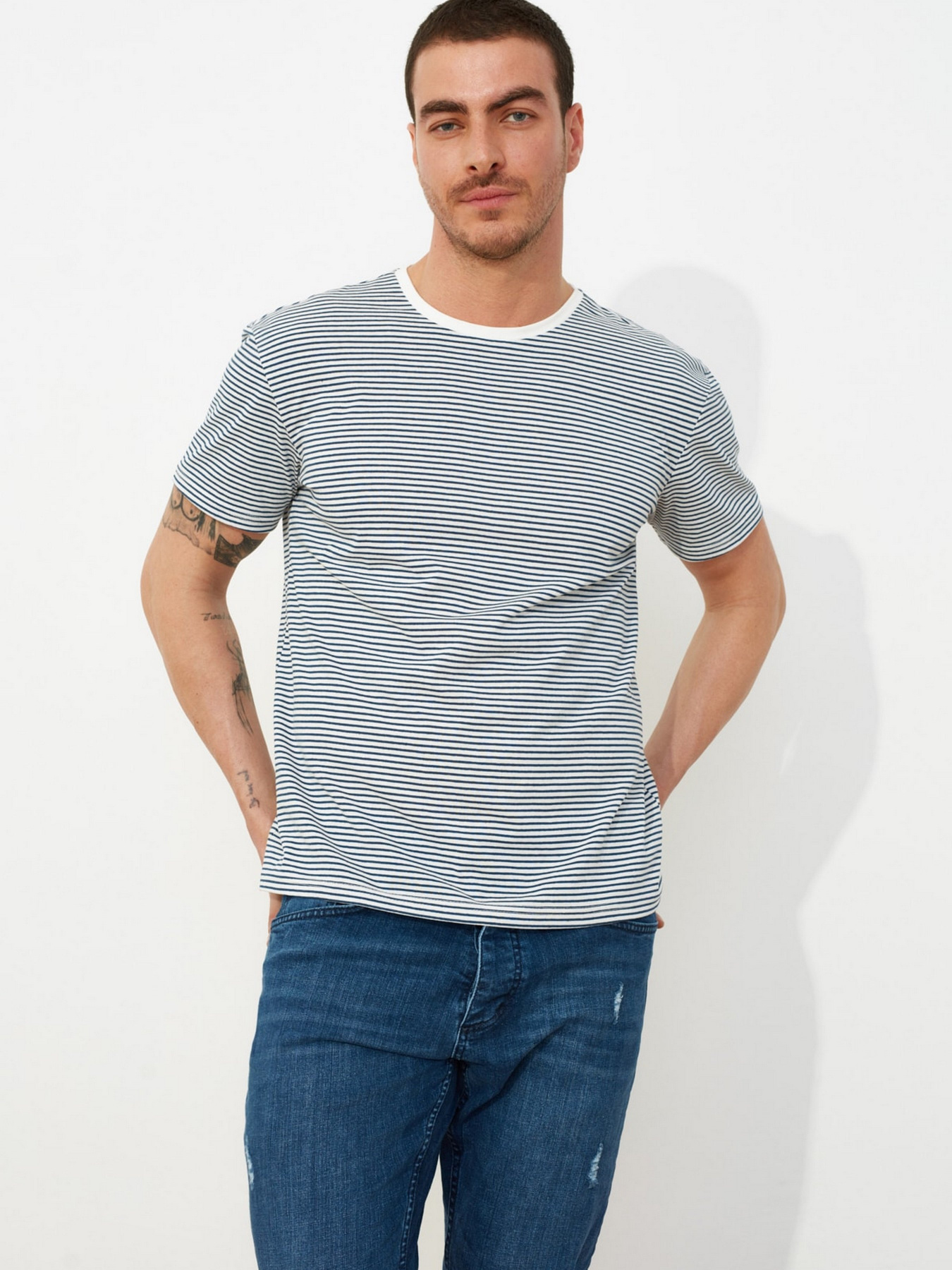 Футболка Trendyol модель TMNSS20TS1033/Indigo Фото