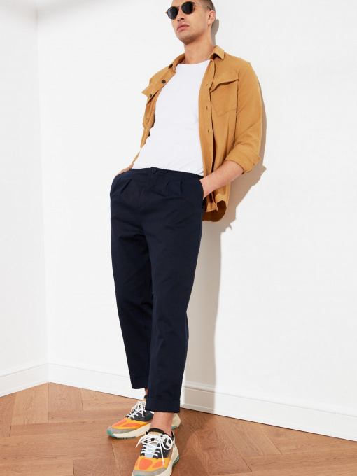 Штани повсякденні Trendyol модель TMNSS21PL0116/Lacivert Фото